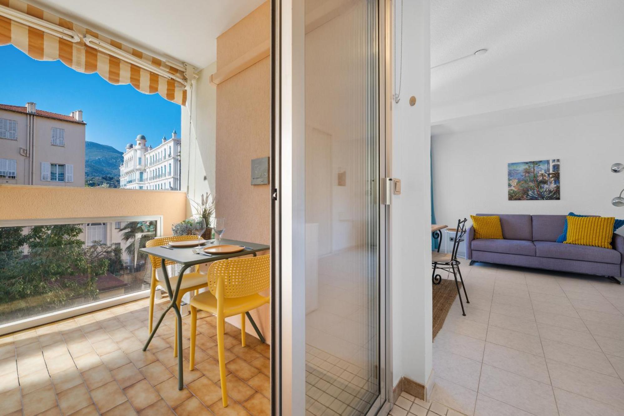 "Charmant Studio" Plein Centre, Calme, Terrasse ม็องตง ภายนอก รูปภาพ